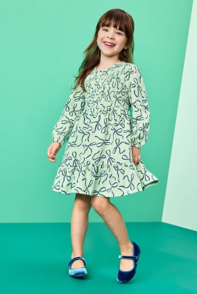 girl in party dress