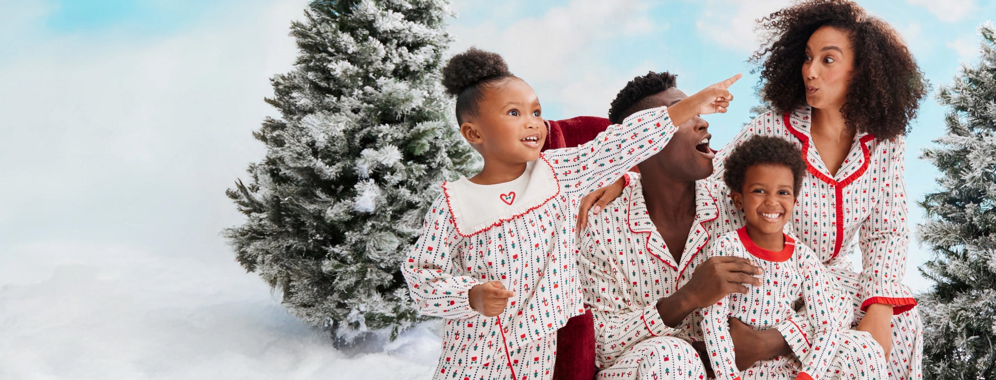 NEW NEW NEW
60+ holiday prints
made to mix or match
family in matching pajamas